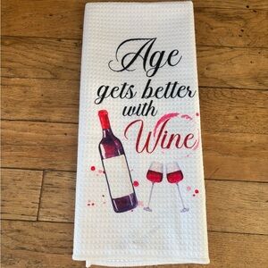 NEW Wine Themed Kitchen Towel